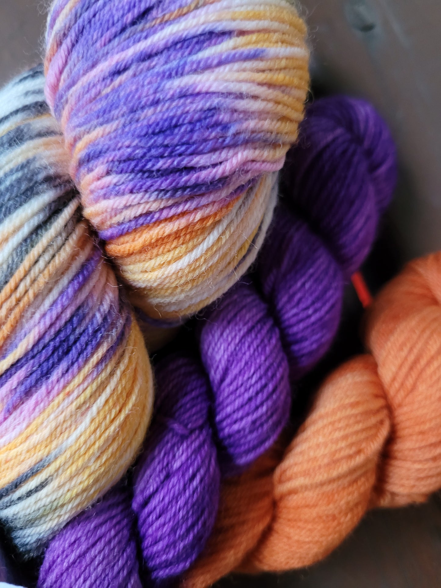 Spooky Sox  - Pumpkin Patchwork Sock Yarn Set