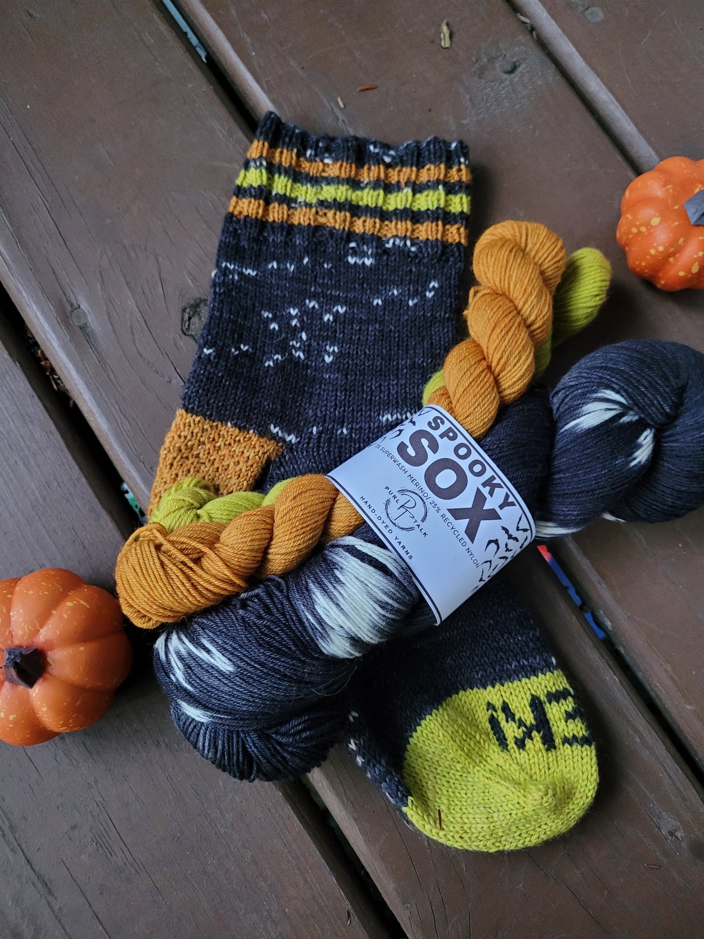 Spooky Sox - Halloween Scene Sock Yarn Set