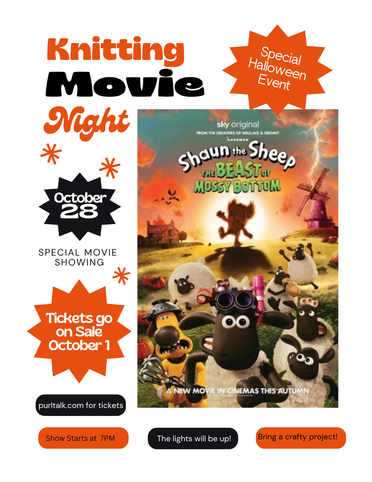 Shaun the Sheep: The Beast of Mossy Bottom - Movie Screening