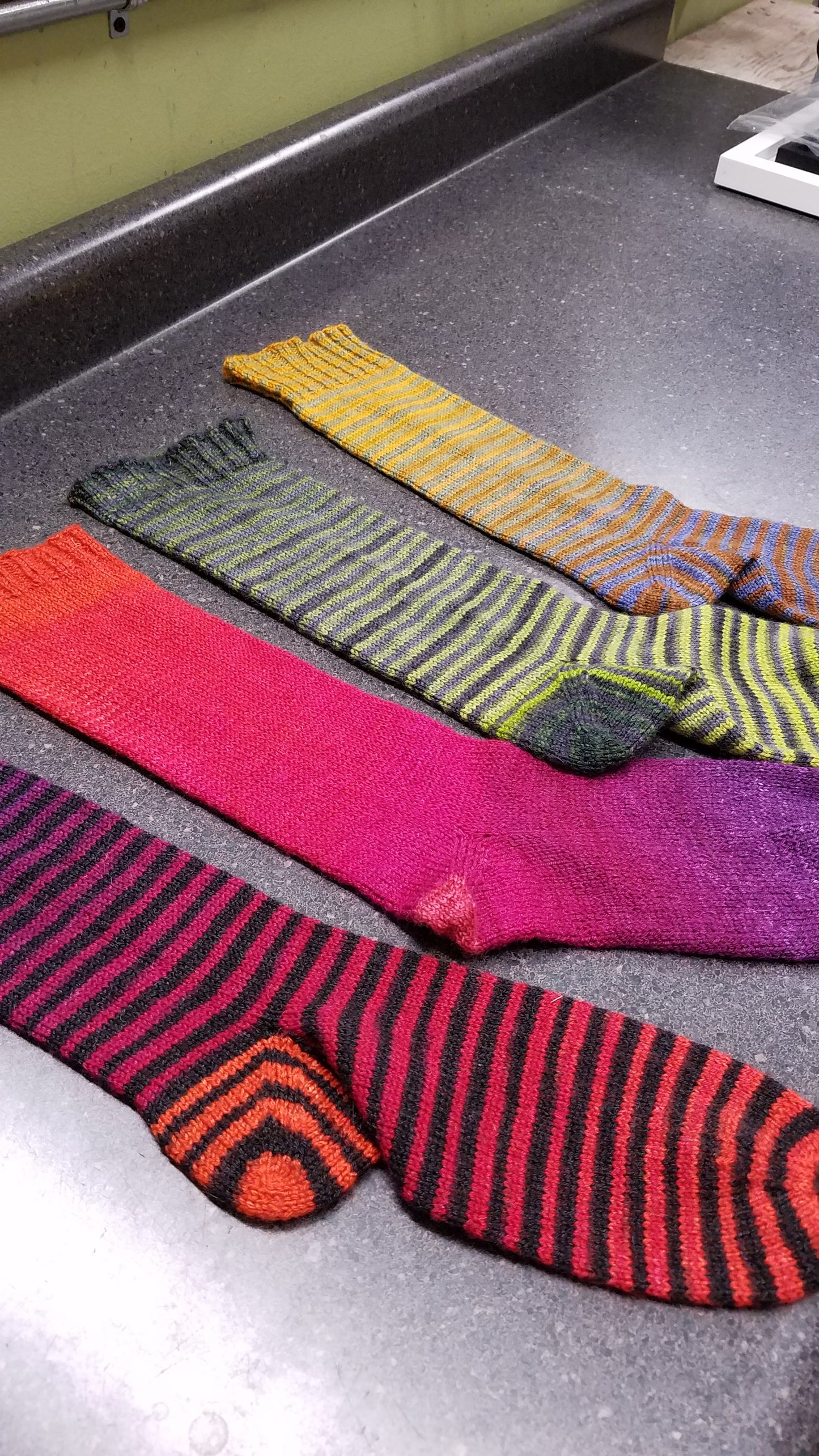 Wicked Stripes - Hand Dyed Self-Striping Sock Yarn-2 ball set