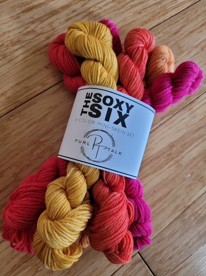 Soxy Six Mini Set,  Color: Zinnias