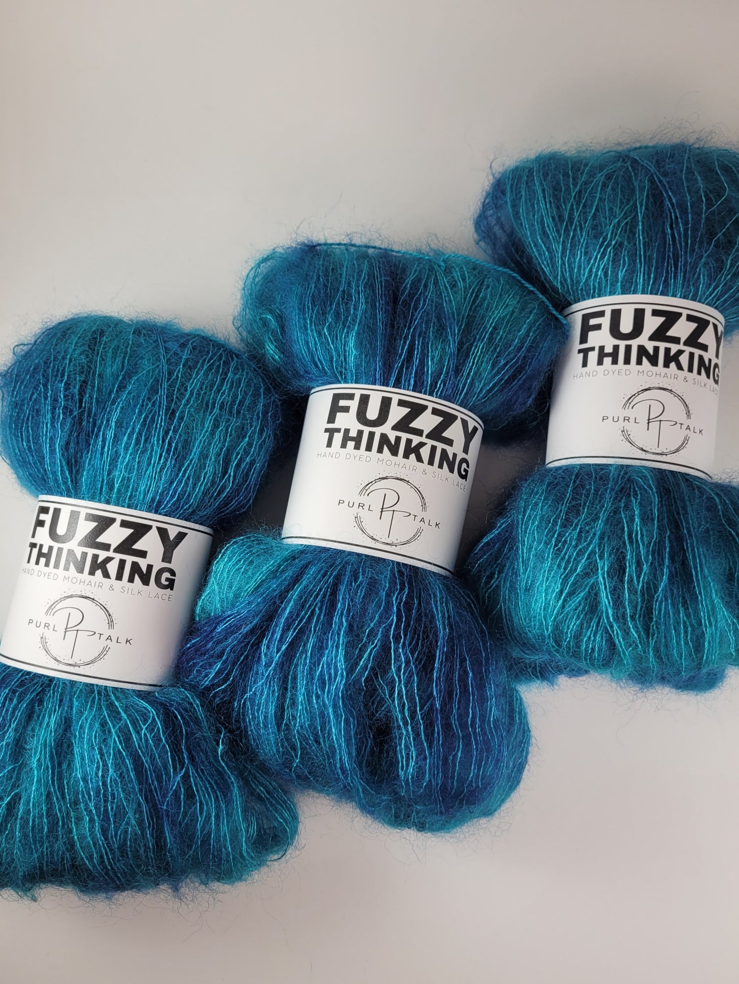 Fuzzy Thinking, Color: Lagoon (Turquoise + Navy)