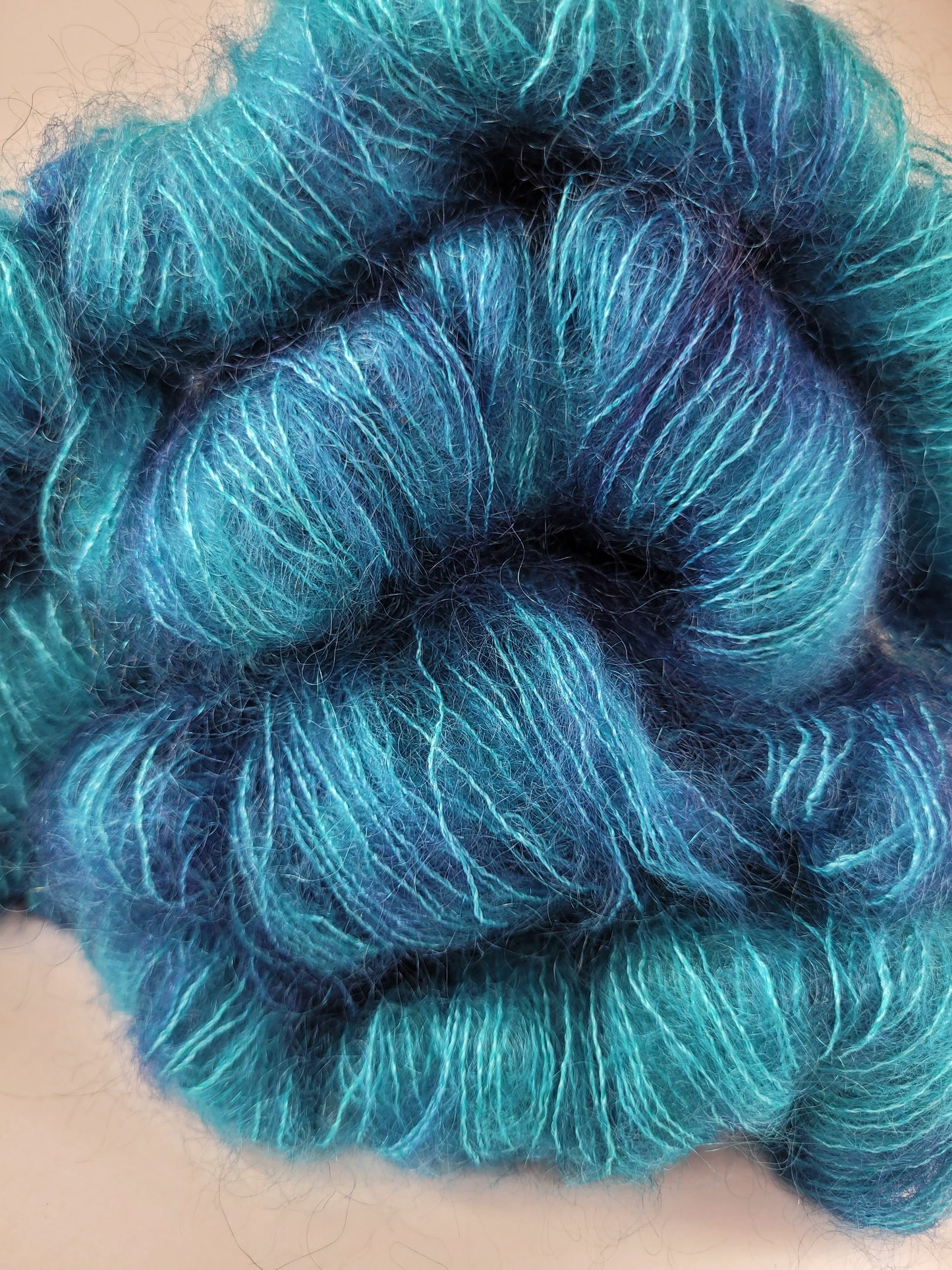 Fuzzy Thinking, Color: Lagoon (Turquoise + Navy)