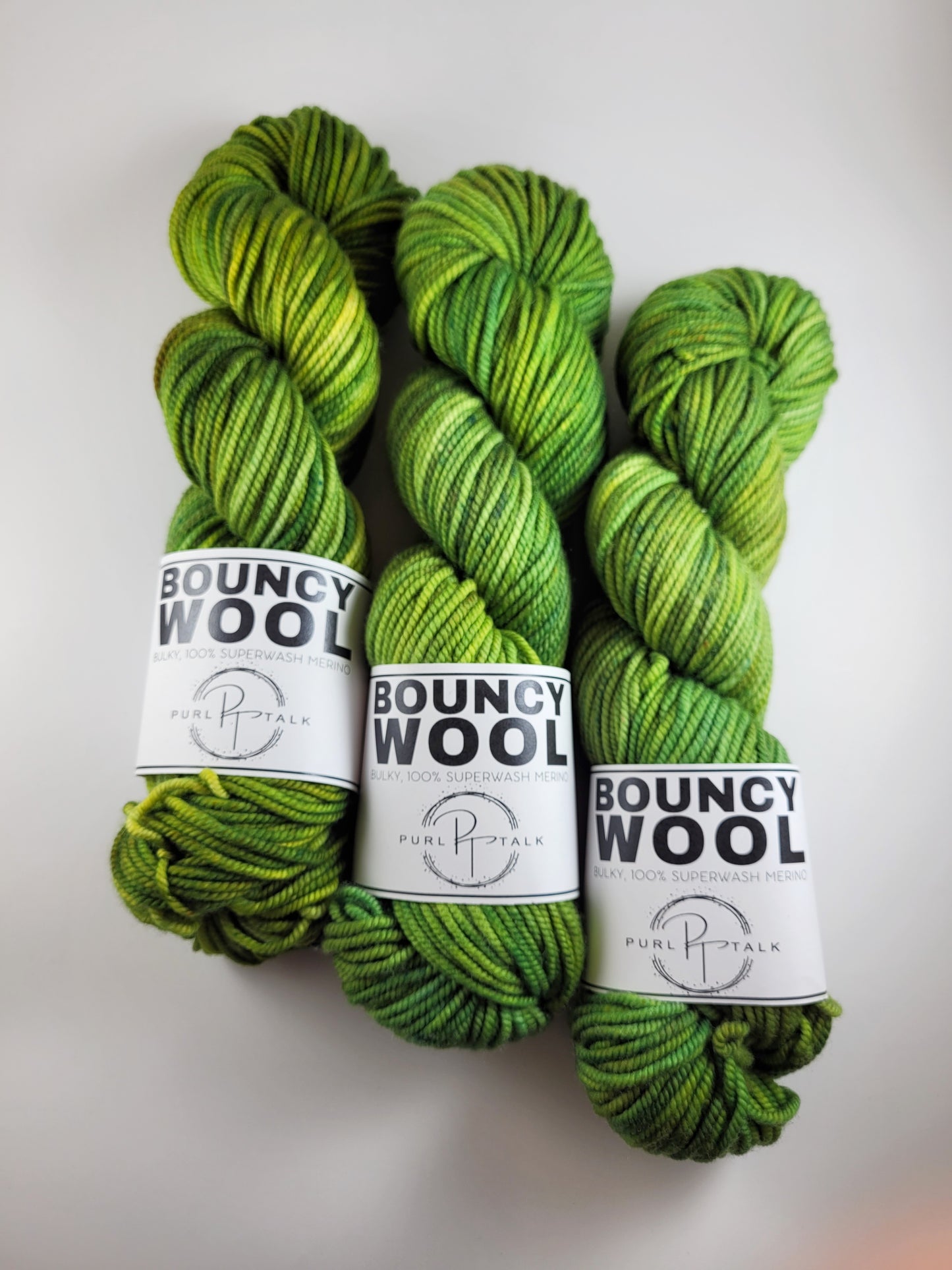 Bouncy Wool-Bulky, Color: Original Kermit