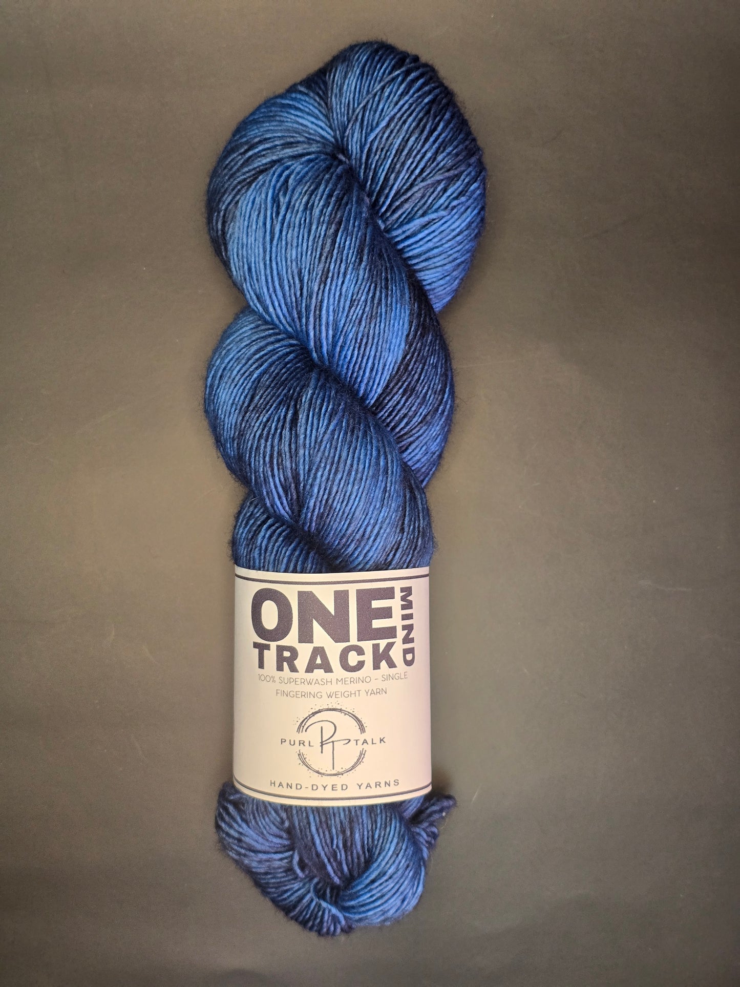 One Track Mind:  Storm Cloud Blue