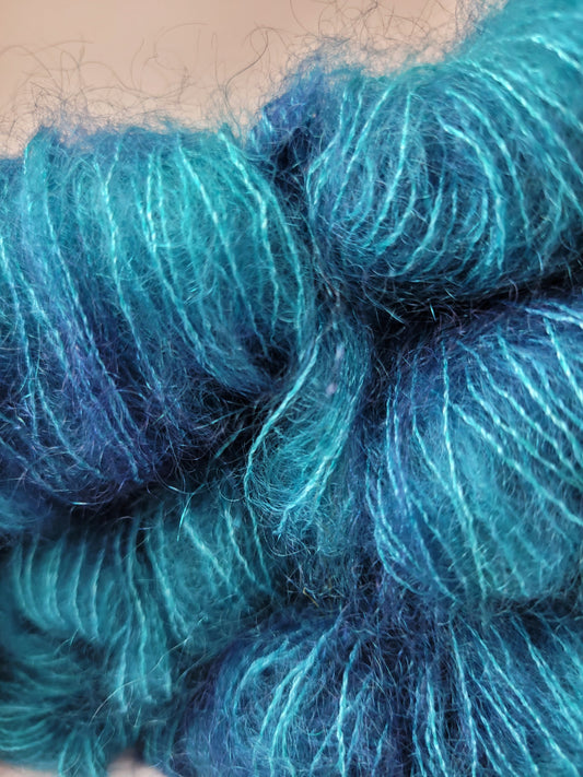 Fuzzy Thinking, Color: Lagoon (Turquoise + Navy)
