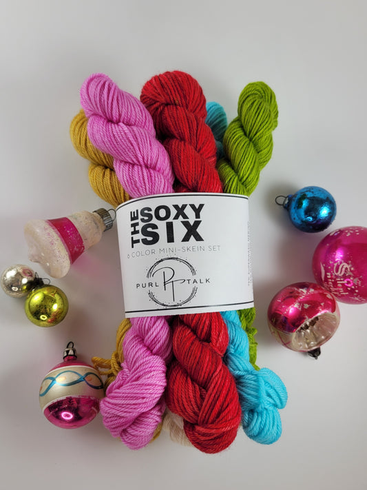 Soxy Six Mini Set, Color: Shiny Bright Holiday