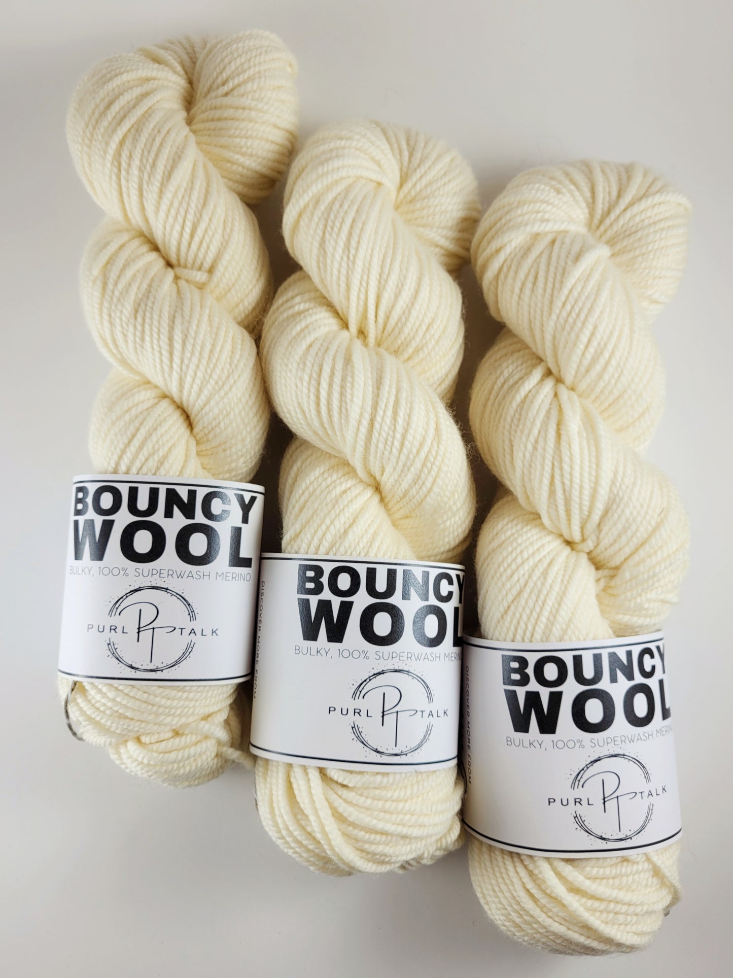 Bouncy Wool-Bulky, Color: Cloud