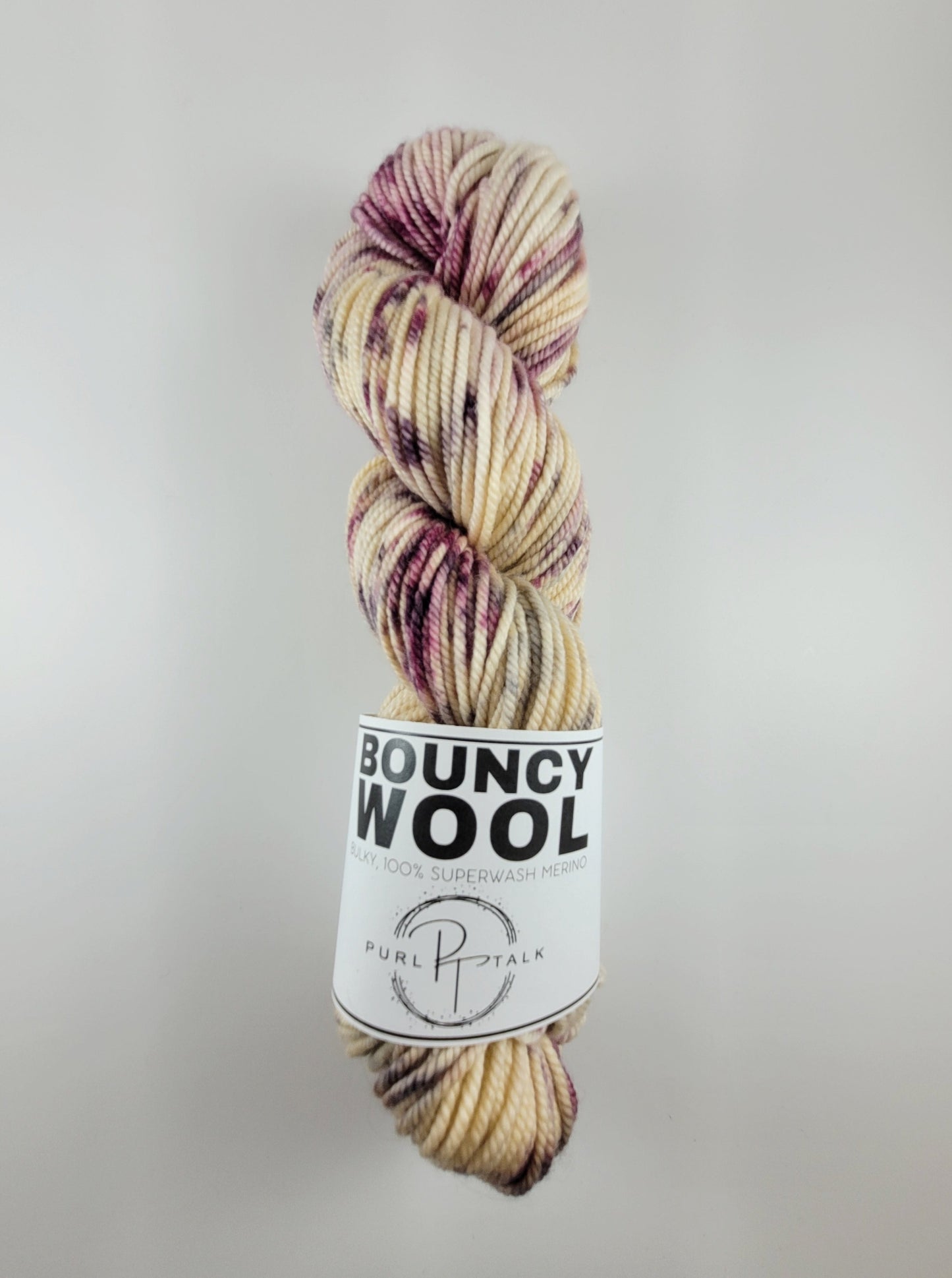 Bouncy Wool-Bulky, Color: Bordeaux Dapple