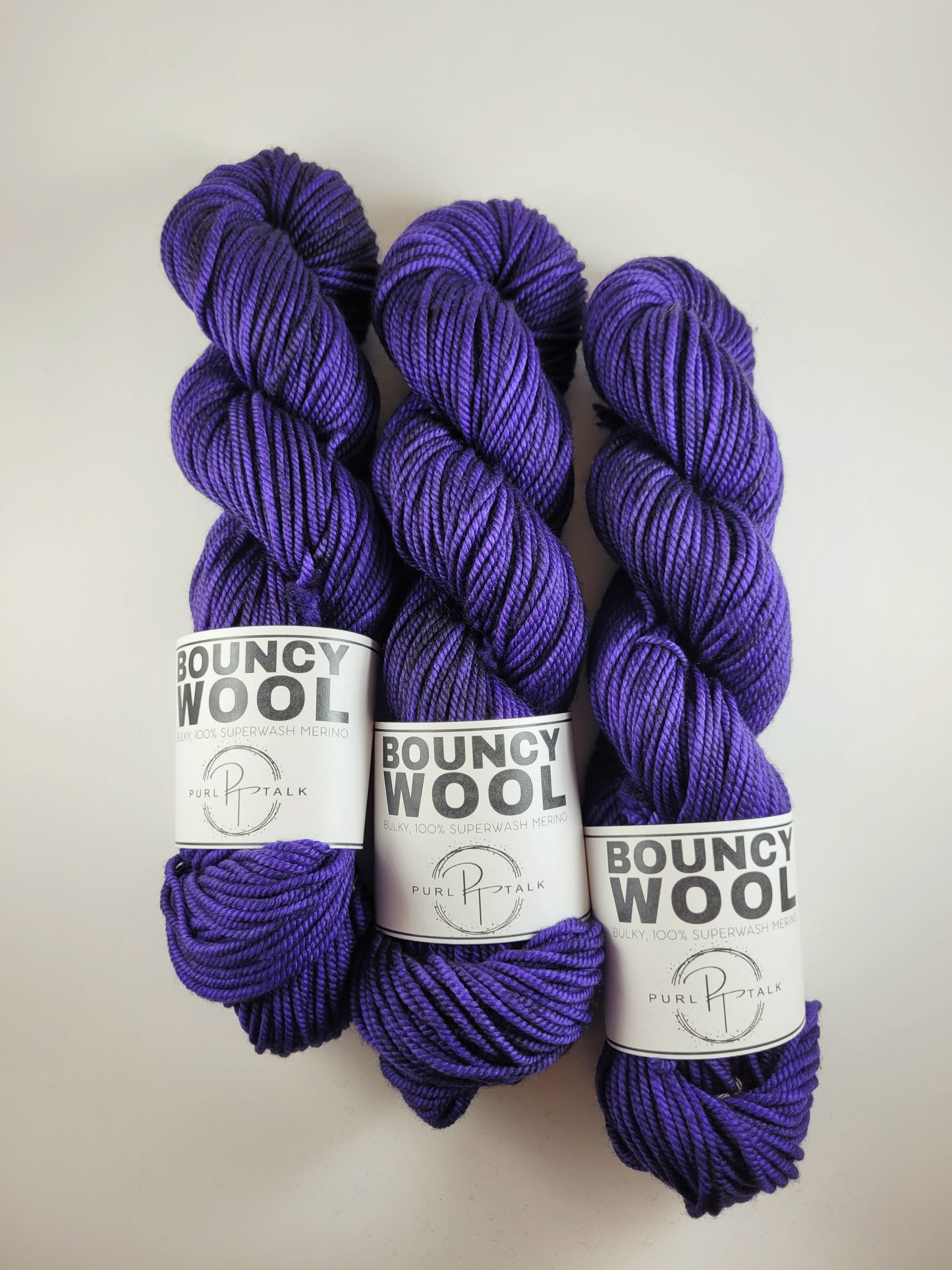 Bouncy Wool-Bulky, Color: Violet Haze