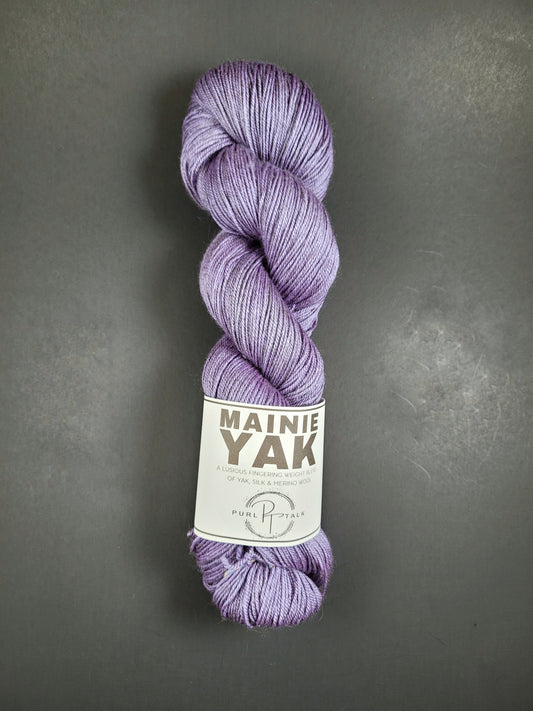 Mainie YAK, Colorway:  Lavender Fields
