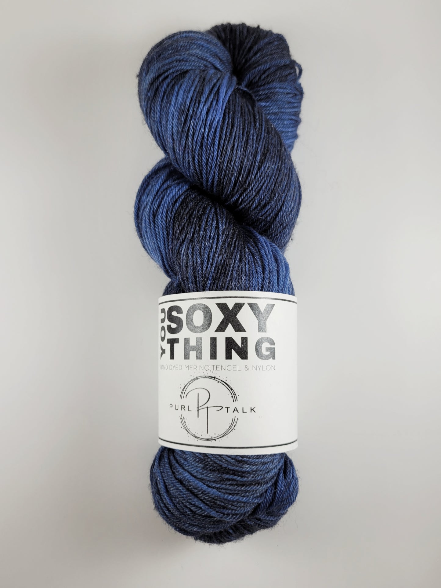 You Soxy Thing:  Storm Cloud Blue, tonal